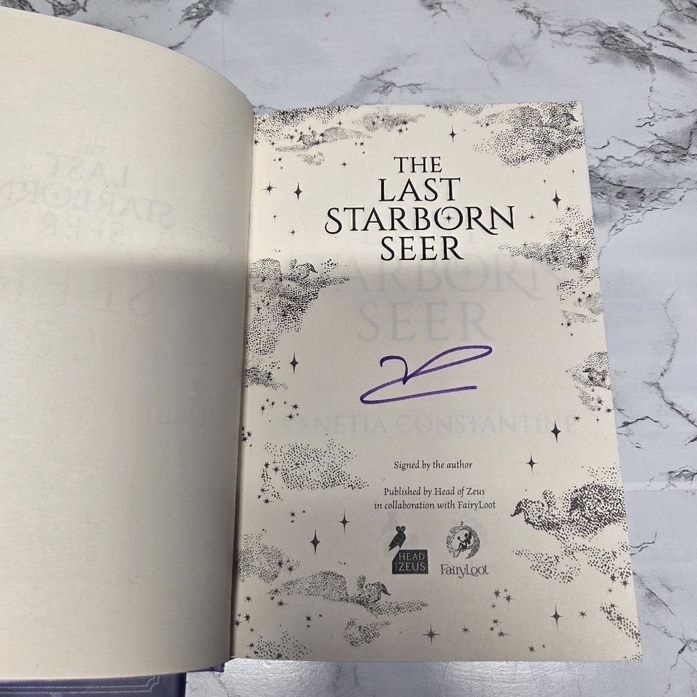 Fairyloot The Last Starborn Seer by Venetia Constantine March 2026 Adult Fantasy - Picture 4 of 10